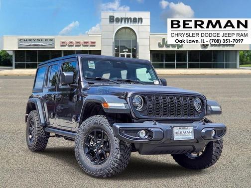 Granite Crystal Metallic Clearcoat 2025 Jeep Wrangler 4xe Willys
