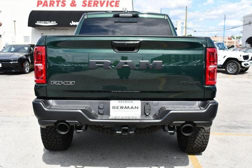 Serrano Green Metallic 2026 RAM 1500 RHO Crew Cab 4x4 5'7' Box