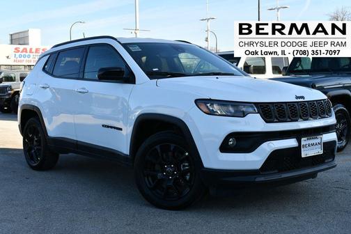 Bright White Clearcoat 2026 Jeep Compass Latitude