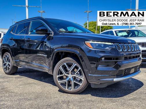 Diamond Black Crystal Pearlcoat 2024 Jeep Compass Limited
