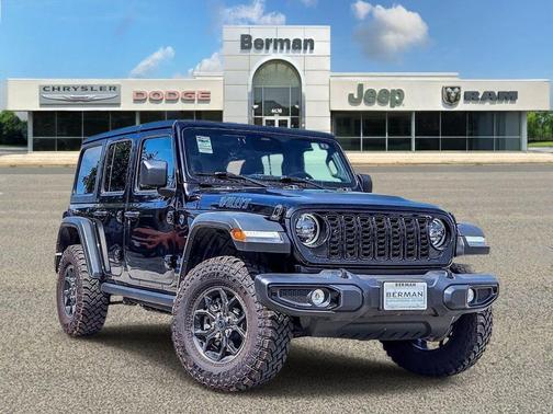 Black Clearcoat 2025 Jeep Wrangler 4xe Willys