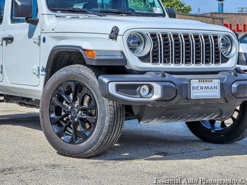 Bright White Clearcoat 2025 Jeep Wrangler 4xe Sahara