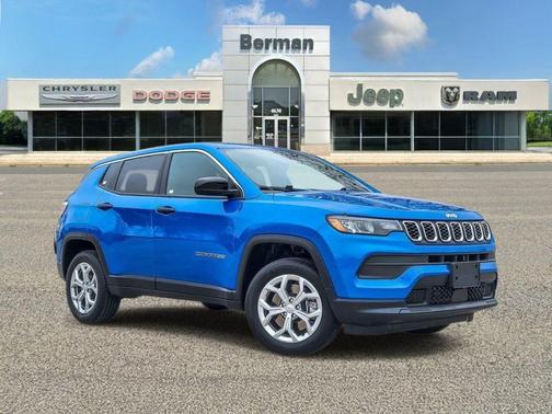 Hydro Blue Pearlcoat 2024 Jeep Compass Sport