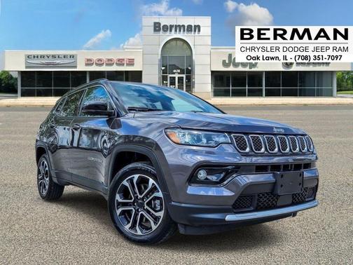Gray 2024 Jeep Compass Limited
