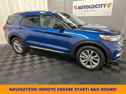 Blue Metallic 2023 Ford Explorer Limited