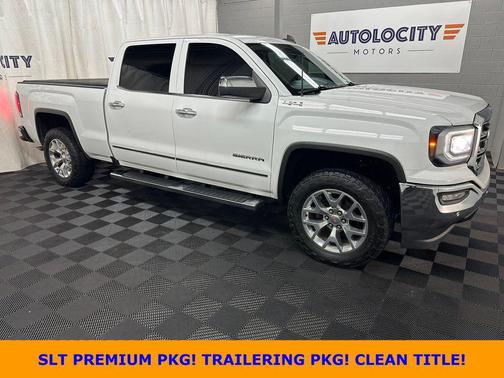 Summit White 2018 GMC Sierra 1500 SLT