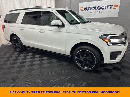 Star White Metallic Tri-Coat 2024 Ford Expedition Max Limited
