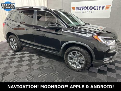 Crystal Black Pearl 2025 Honda Passport AWD TrailSport
