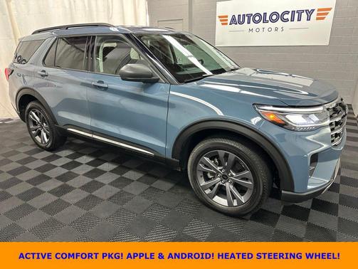 Vapor Blue Metallic 2025 Ford Explorer Active