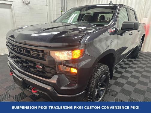 Dark Ash Metallic 2022 Chevrolet Silverado 1500 Custom Trail Boss