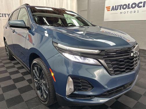 Lakeshore Blue Metallic 2024 Chevrolet Equinox AWD RS