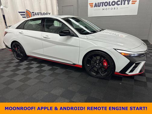 Atlas White 2025 Hyundai ELANTRA N Base