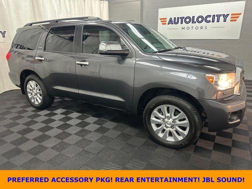 Magnetic Gray Metallic 2014 Toyota Sequoia Platinum