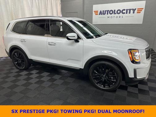 Glacial White Pearl 2021 Kia Telluride SX