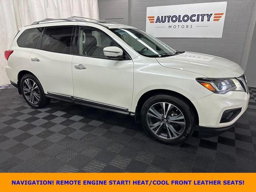 Pearl White Tricoat 2019 Nissan Pathfinder Platinum