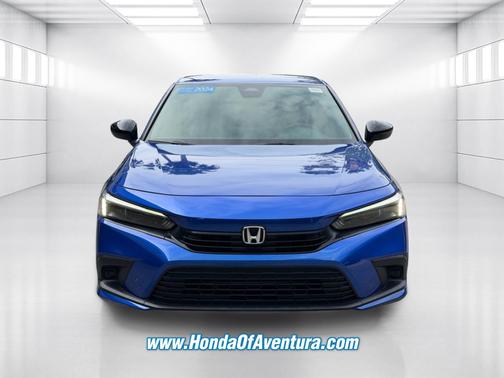 Aegean Blue Metallic 2024 Honda Civic