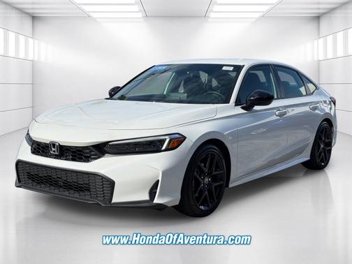 Platinum White Pearl 2025 Honda Civic