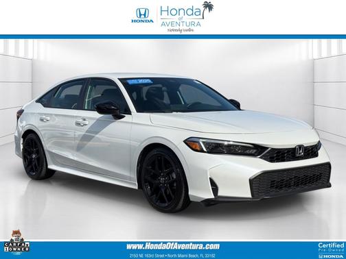 Platinum White Pearl 2025 Honda Civic