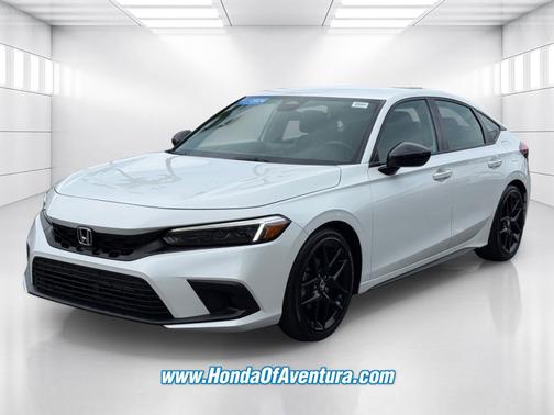 Platinum White Pearl 2024 Honda Civic