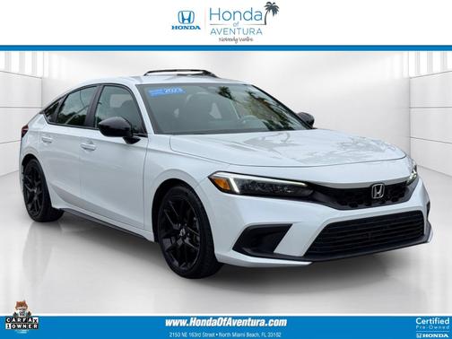 Platinum White Pearl 2023 Honda Civic