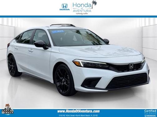 Platinum White Pearl 2023 Honda Civic