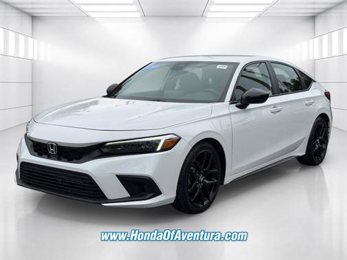 Platinum White Pearl 2023 Honda Civic