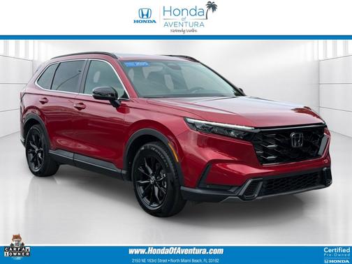 Radiant Red Metallic 2025 Honda CR-V Hybrid