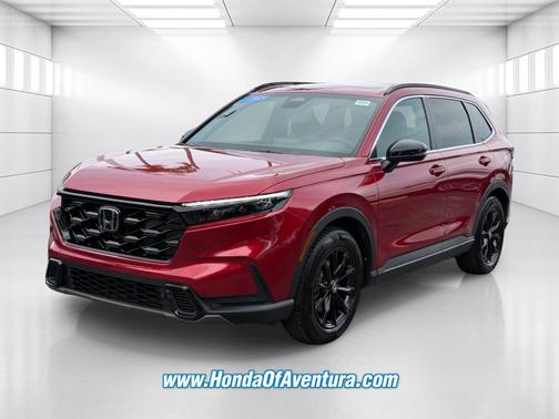 Radiant Red Metallic 2025 Honda CR-V Hybrid