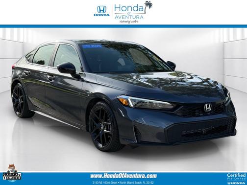 Meteorite Gray Metallic 2025 Honda Civic