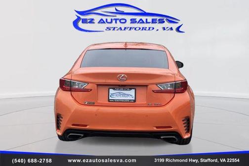 Orange 2015 Lexus RC 350 Base
