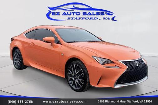 Orange 2015 Lexus RC 350 Base