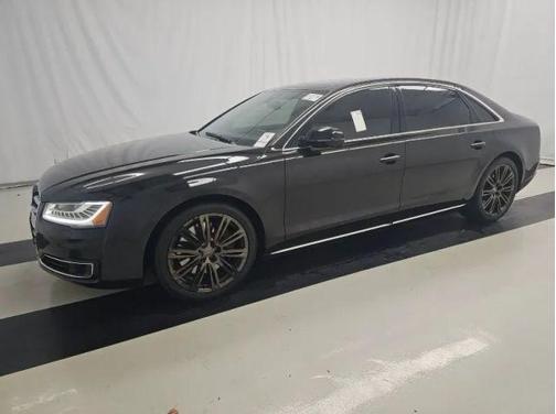 Black 2015 Audi A8 L 4.0T