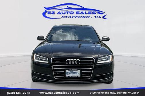 Black 2015 Audi A8 L 4.0T