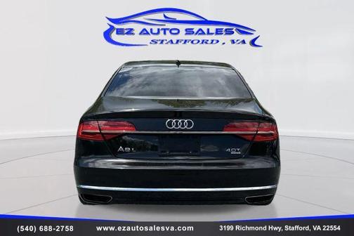 Black 2015 Audi A8 L 4.0T