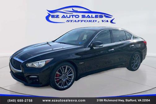 Black 2017 INFINITI Q50 3.0T Red Sport 400