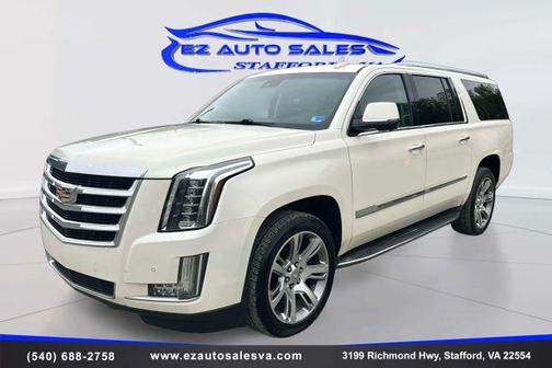 White 2015 Cadillac Escalade ESV Luxury