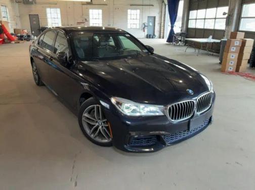 Black 2017 BMW 750 i xDrive