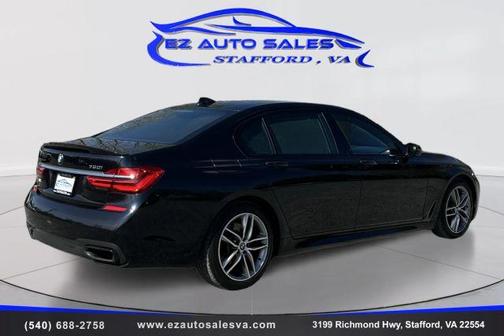 Black 2017 BMW 750 i xDrive