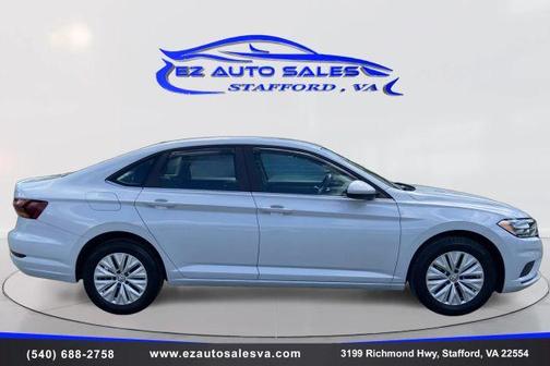 White Silver Metallic 2019 Volkswagen Jetta 1.4T S