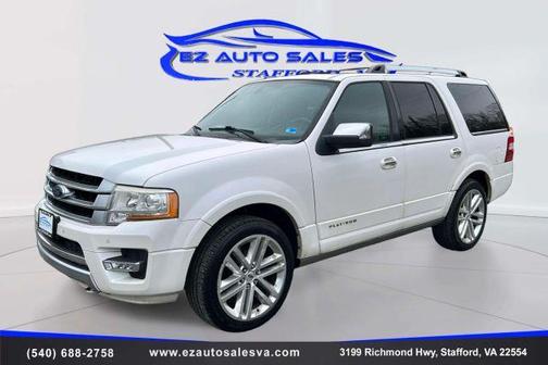 White 2016 Ford Expedition Platinum