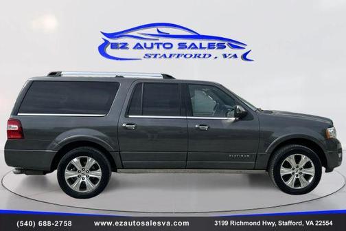 Gray 2015 Ford Expedition EL Platinum