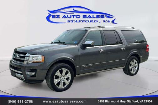 Gray 2015 Ford Expedition EL Platinum
