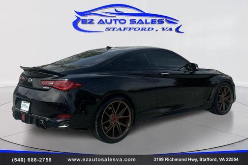 Midnight Black 2018 INFINITI Q60 3.0t Red Sport 400