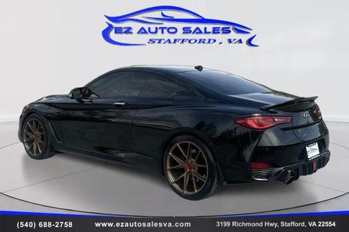 Midnight Black 2018 INFINITI Q60 3.0t Red Sport 400