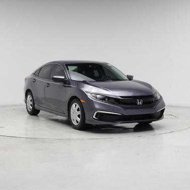 Modern Steel Metallic 2019 Honda Civic LX