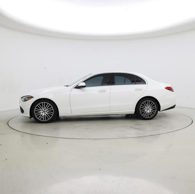 White 2023 Mercedes-Benz C-Class Sedan