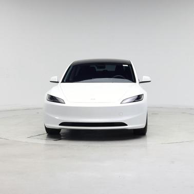 Pearl White Multi-Coat 2025 Tesla Model 3 Long Range