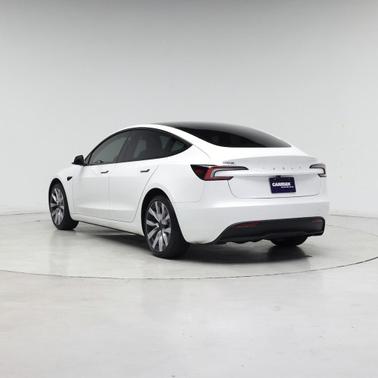 Pearl White Multi-Coat 2025 Tesla Model 3 Long Range