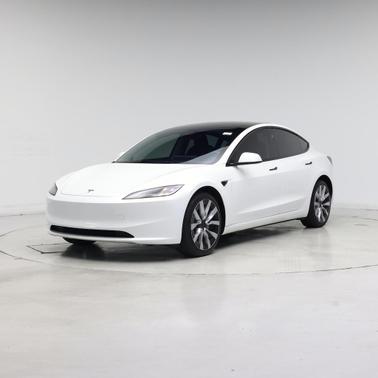 Pearl White Multi-Coat 2025 Tesla Model 3 Long Range