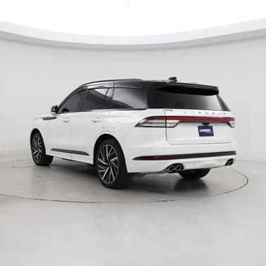 Pristine White Metallic Tri-Coat 2025 Lincoln Aviator Black Label AWD